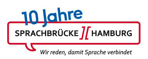 Logo: 10 Jahre Sprachbrücke-Hamburg e. V.